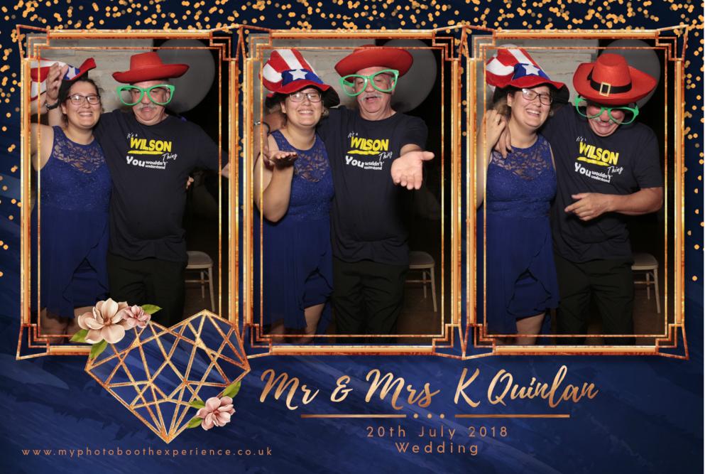 Mr & Mrs K Quinlan | View more photos from the event at gallery.myphotoboothexperience.co.uk/u/MyPhotoBoothExperienceLtd/Mr-Mrs-K-Quinlan